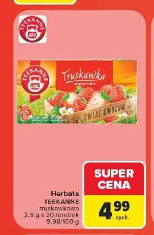Herbata Teekanne truskawkowa