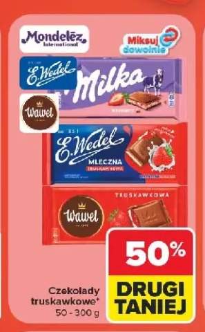 Czekolada Milka truskawkowa