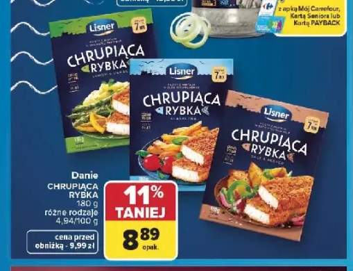 Danie Chrupiąca Rybka Klasyczna Lisner
