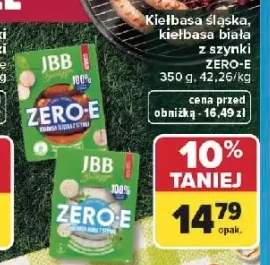 Kiełbasa biała z szynki ZERO-E JBB Bałdyga