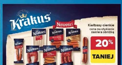 Kiełbasy cienkie Krakus