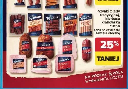 Kiełbasa krakowska sucha Krakus