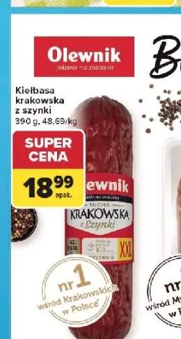 Kiełbasa krakowska z szynki Olewnik