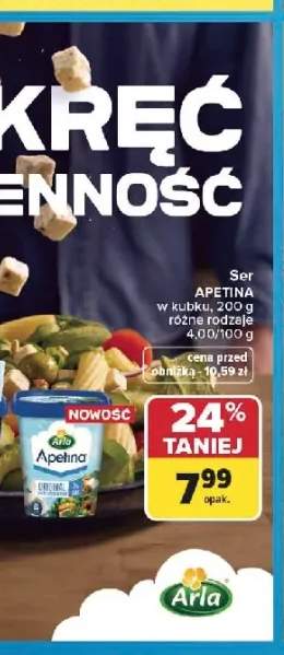 Ser Arla Apetina w kubku