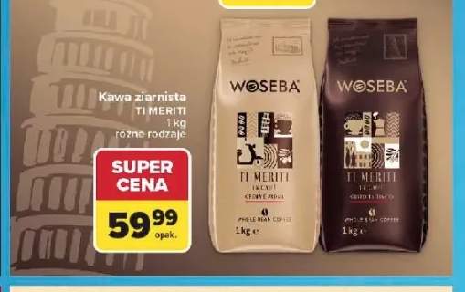Kawa ziarnista Woseba Ti Meriti Crema e Aroma