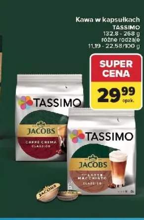 Kawa w kapsułkach Tassimo Jacobs Latte Macchiato Classico