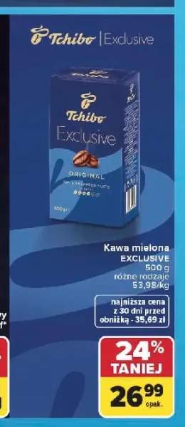 Kawa mielona Tchibo Exclusive Original