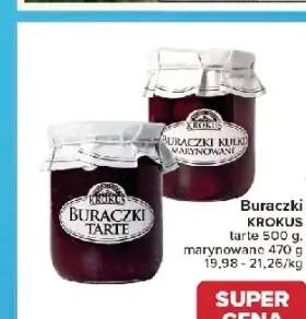 Buraczki tarte Krokus