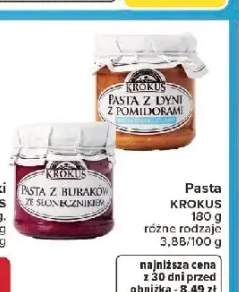 Pasta z dyni z pomidorami Krokus