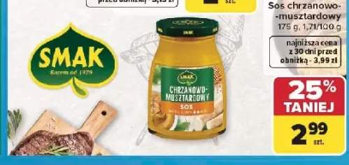 Sos chrzanowo-musztardowy Smak