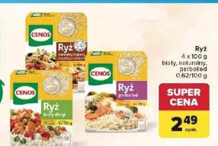 Ryż parboiled Cenos 4-pak 100 g