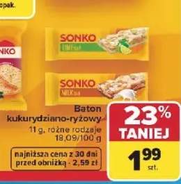 Baton kukurydziano-ryżowy Sonko