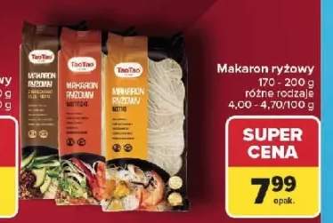 Makaron ryżowy nitki TaoTao
