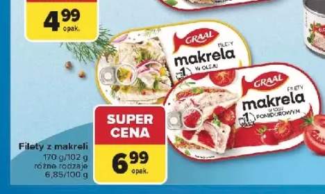 Filety z makreli Graal w sosie pomidorowym