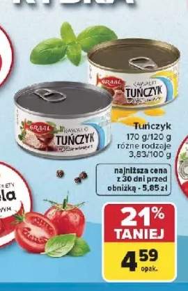 Tuńczyk kawałki w oleju roślinnym Graal