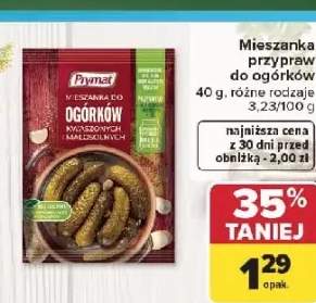 Mieszanka przypraw do ogórków Prymat Kwaszonych i Małosolnych
