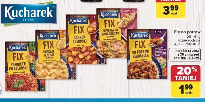 Fix do potraw Kucharek Zapiekanka makaronowa z szynką
