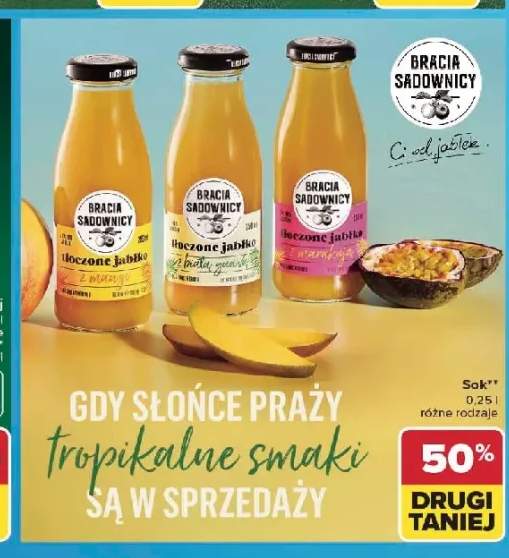 Sok Bracia Sadownicy Tłoczone Jabłko z mango