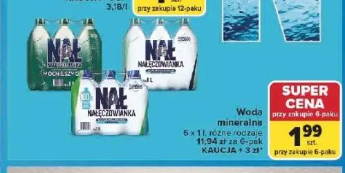 Woda mineralna Nałęczowianka mocniejszy gaz