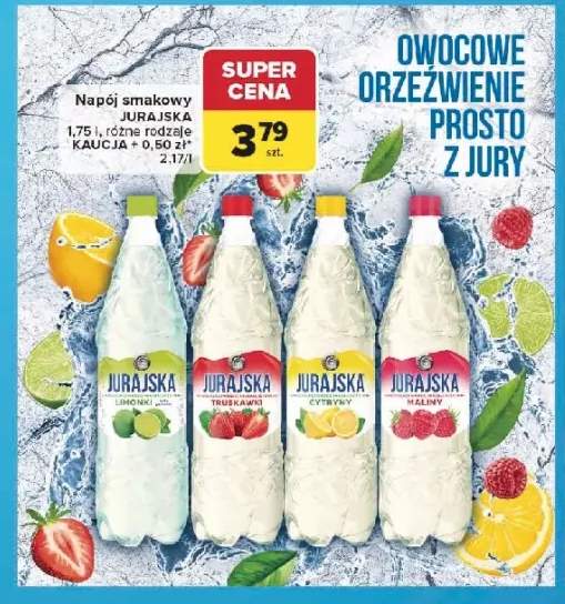 Napój smakowy Jurajska o smaku cytryny