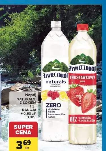 Napój Żywiec Zdrój Naturals malina cytryna