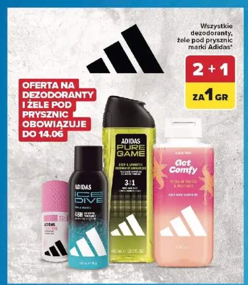 Żel pod prysznic Adidas Get Comfy