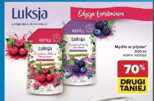 Mydło w płynie Luksja zapas