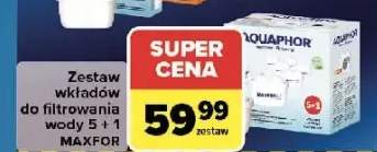 Zestaw wkładów do filtrowania wody Aquaphor Maxfor 6-pak