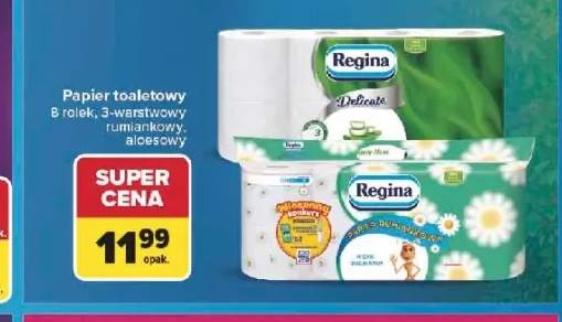 Papier toaletowy Regina rumiankowy 8-pak 3-warstwowy