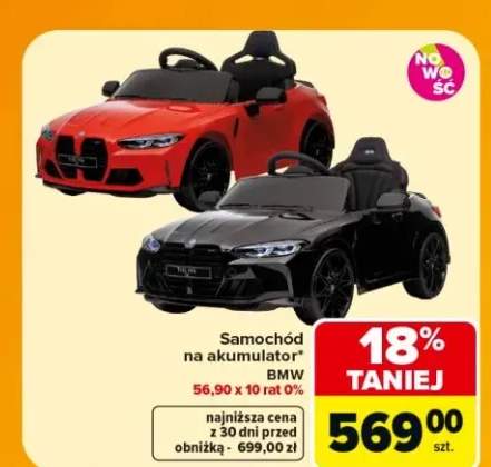 Samochód na akumulator BMW