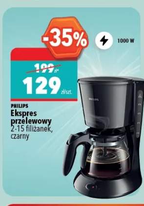 Ekspres przelewowy Philips czarny