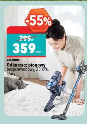 Odkurzacz pionowy bezprzewodowy Greenote 23 kPa szary