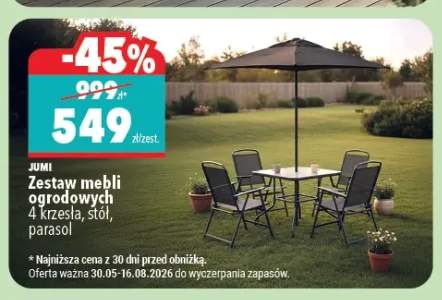 Zestaw mebli ogrodowych Jumi