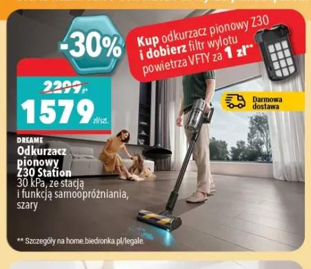Odkurzacz pionowy Dreame Z30 Station