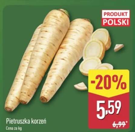 Pietruszka korzeń polska