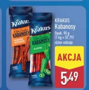Kabanosy drobiowo-wieprzowe Krakus