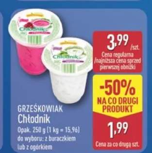 Chłodnik z ogórkiem Grześkowiak
