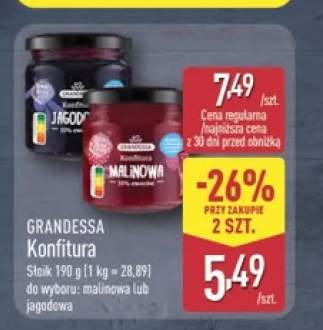Konfitura jagodowa Grandessa