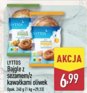 Bajgle z kawałkami oliwek Lyttos