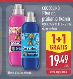 Płyn do płukania tkanin Coccolino