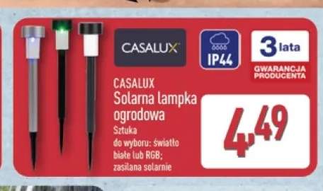 Solarna lampka ogrodowa Casalux