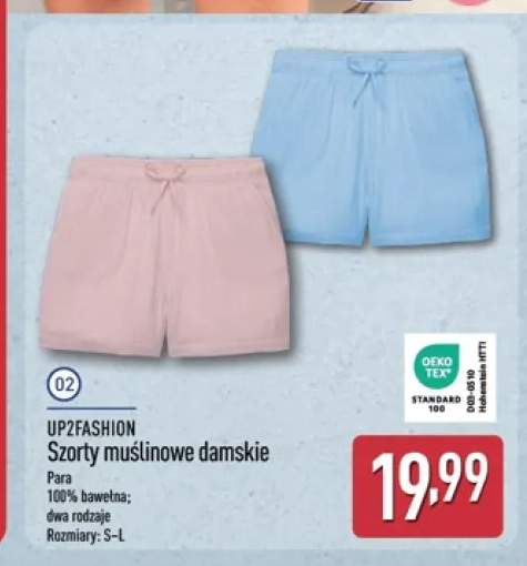 Szorty muślinowe damskie UP2FASHION