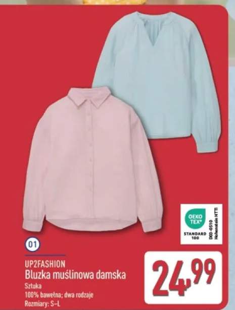 Bluzka muślinowa damska UP2FASHION