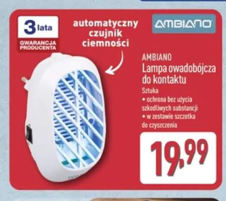 Lampa owadobójcza do kontaktu Ambiano