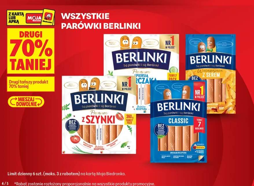 Parówki Berlinki Classic