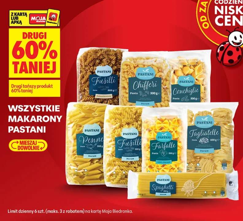 Makaron Fusilli Pastani