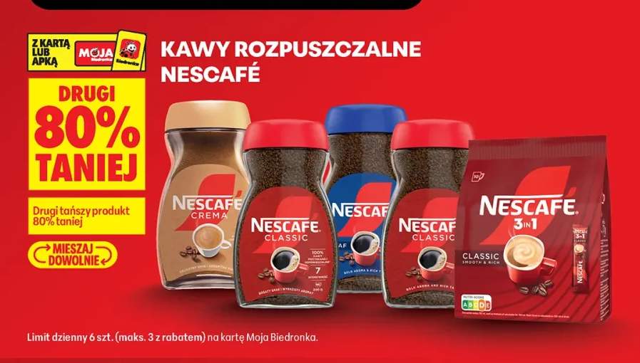 Kawy rozpuszczalne Nescafe