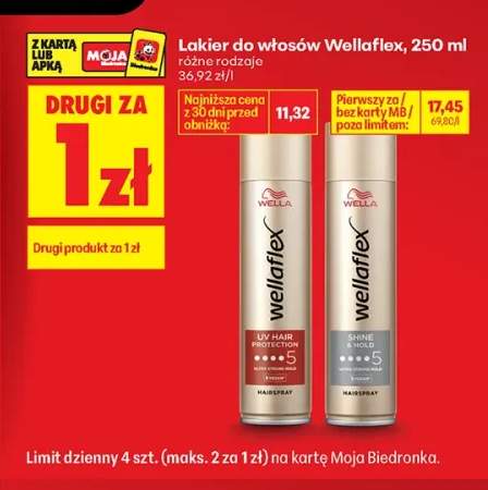 Lakier do włosów Wellaflex UV Hair Protection