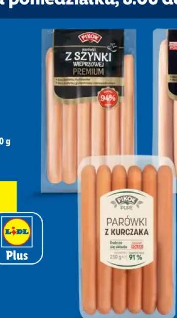 Parówki z kurczaka Pikok Pure