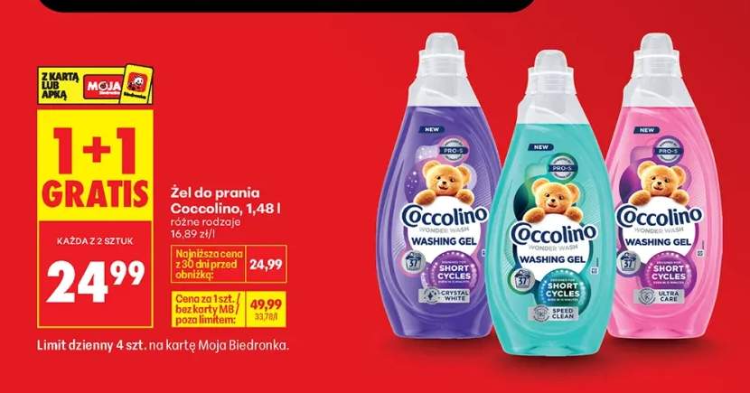 Żel do prania Coccolino Wonder Wash Ultra Care